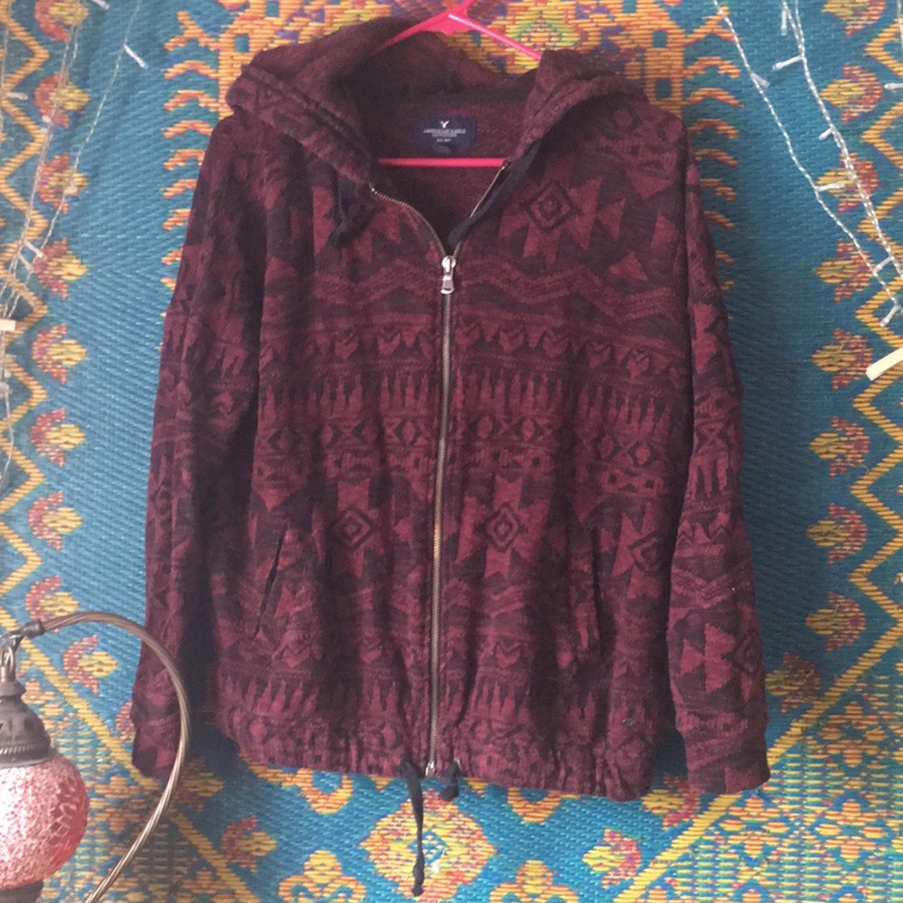 Tribal print hoodie